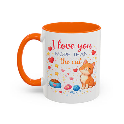 Anniversary Mug - I Love You More Than The Cat