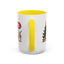 Christmas Mug - Happy Holidays Callout Santa Tree Presents Reindeer