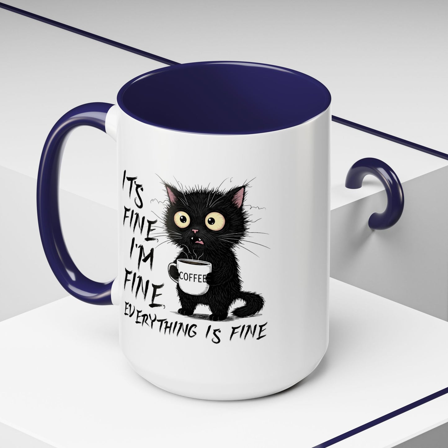 Animal Mug - It's Fine I'm Fine Everything is Fine