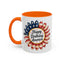 4th of July Mug - Happy Birthday America Sunflower