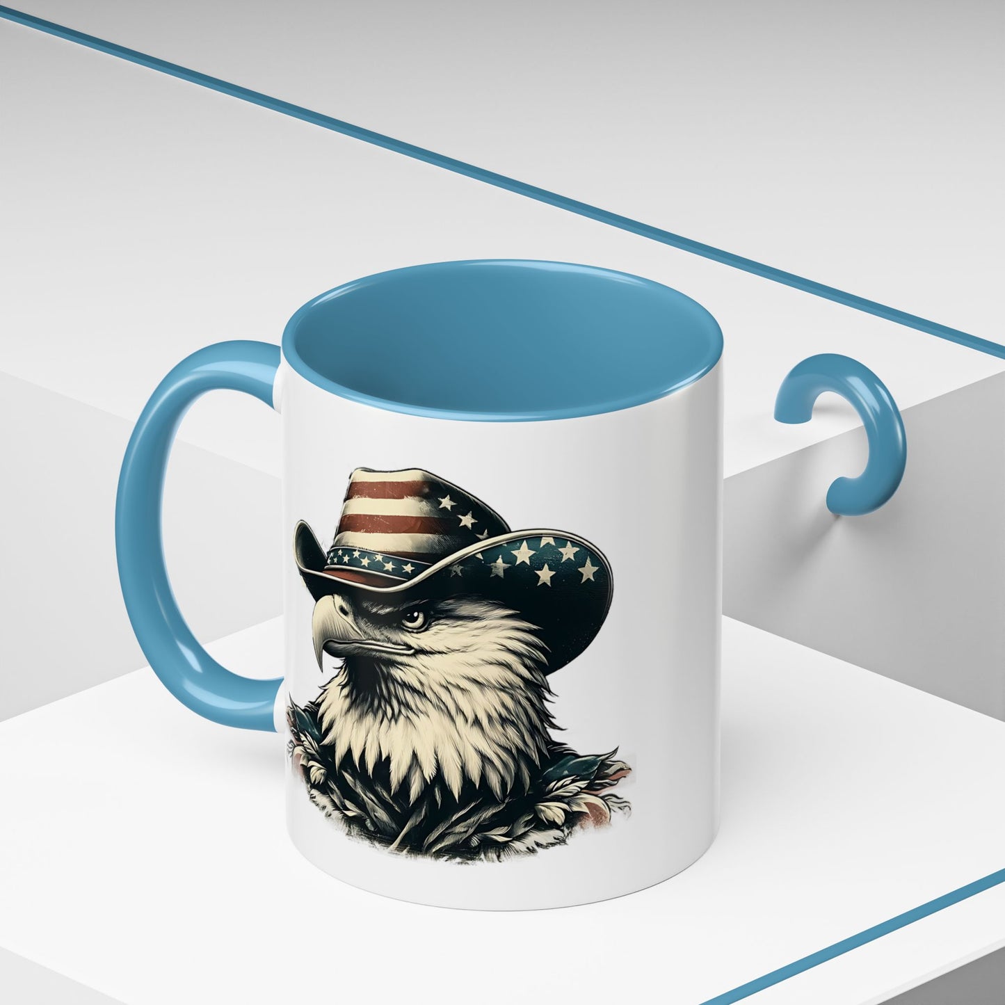 4th of July Mug - American Bald Eagle Flag 5