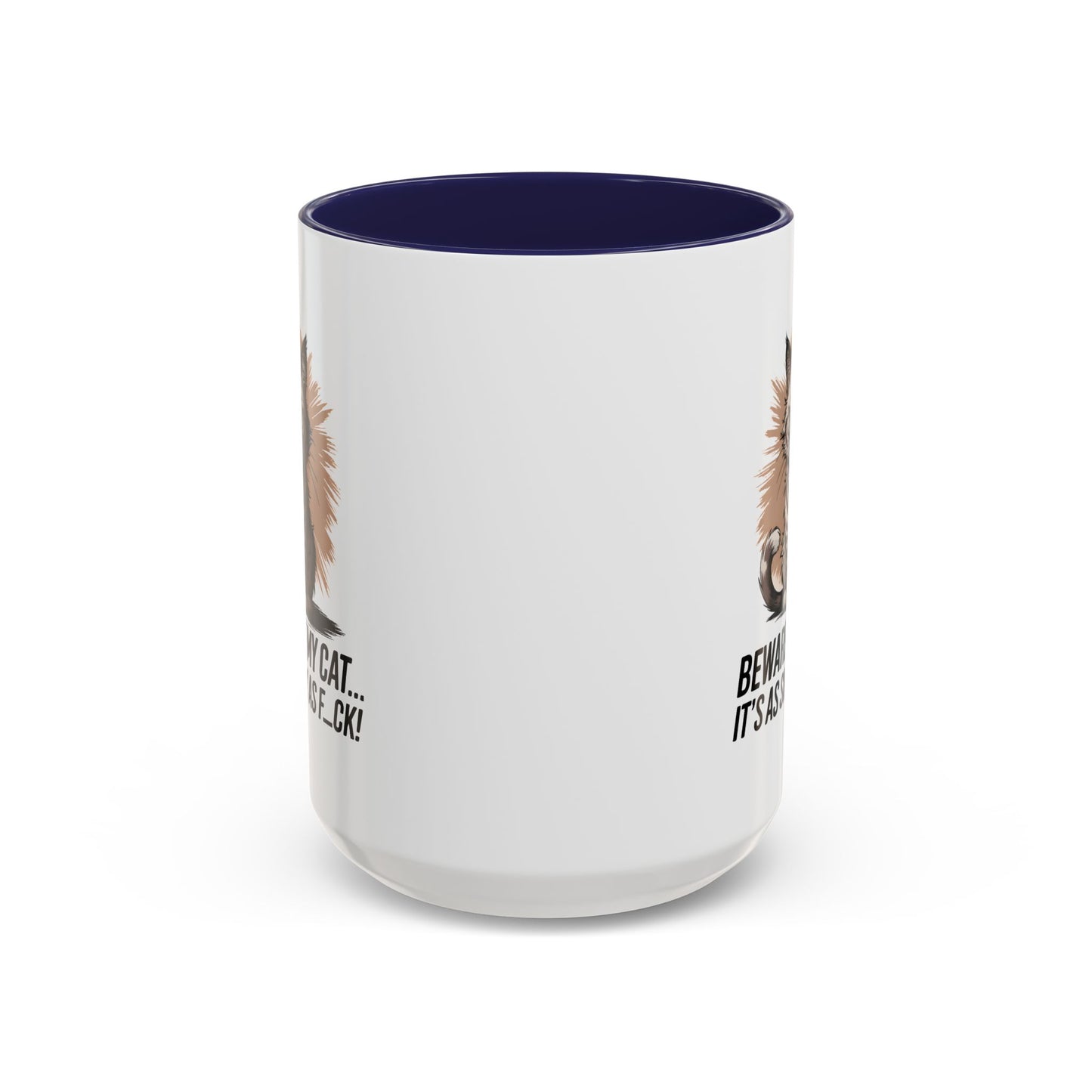 Humor Mug - Beware of My Cat