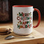 Christmas Mug - Merry Christmas Happy Holidays Decorative Text