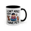 Animal Mug - I Can't Adult Today