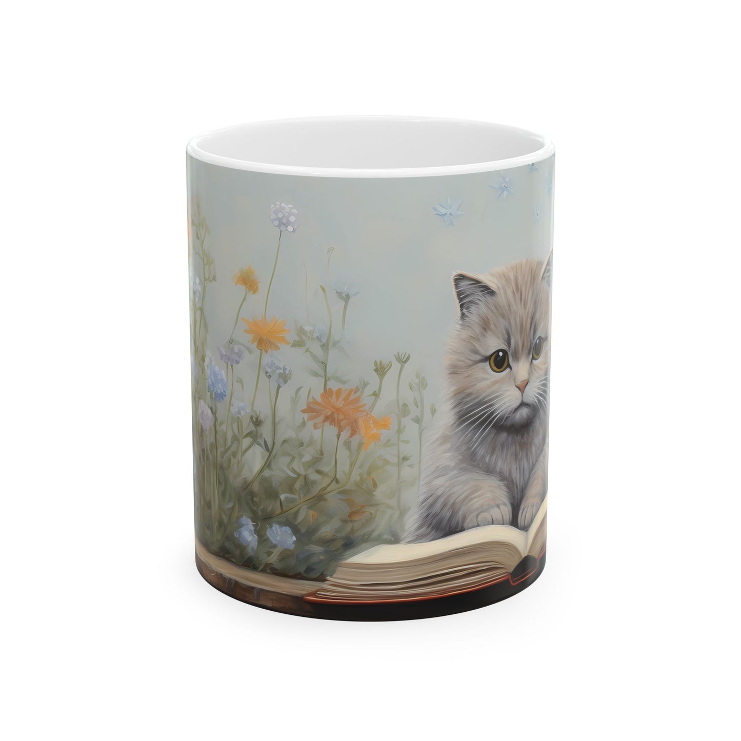 Artistic Mug - Felted Cat
