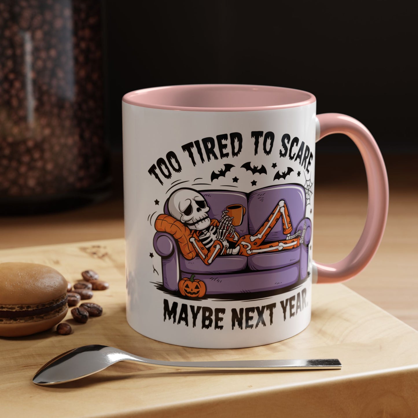 Halloween Mug - Too Tired To Scare