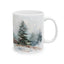 Christmas Mug - Snowy Landscape Train Wrap 5