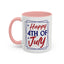 4th of July Mug - Happy Fourth of July Frames