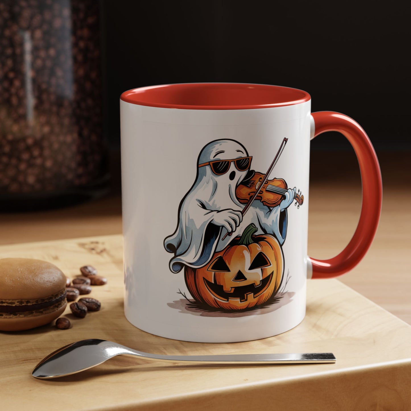 Halloween Mug - Violin Playing Ghost