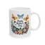 Mother's Day Mug - Happy Mother's Day Floral Butterflies