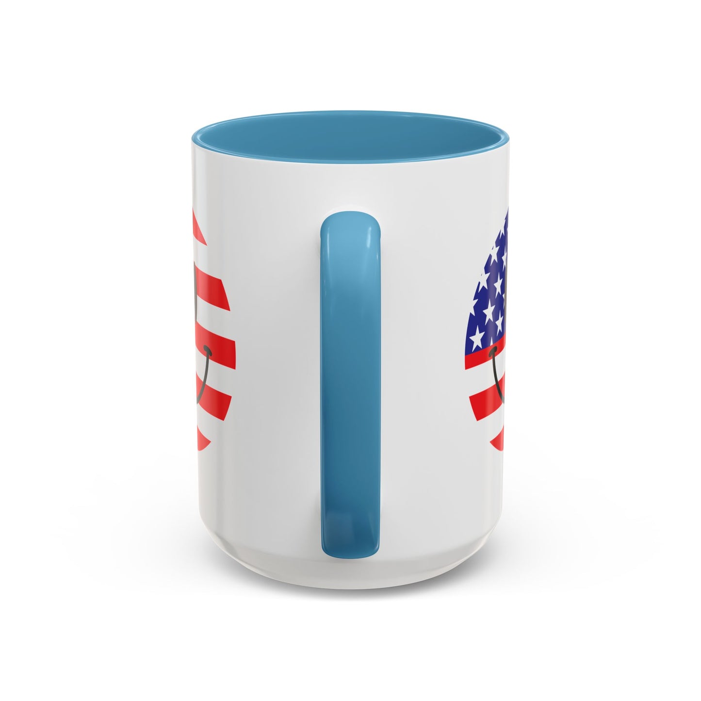 4th of July Mug - America Smiley Face
