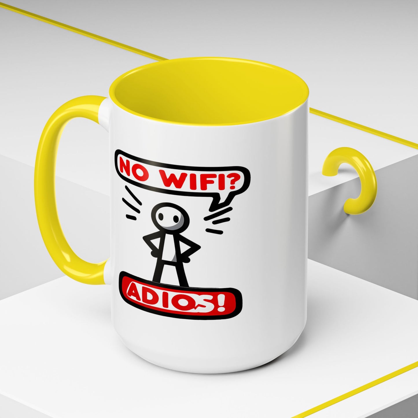 Humor Mug - No Wifi? Adios!