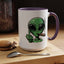 Adult Mug - Green Alien Fuck You Human