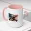 4th of July Mug - Skull Guns Flag