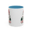 Christmas Mug - Merry Christmas Green & Red Text Red Hat