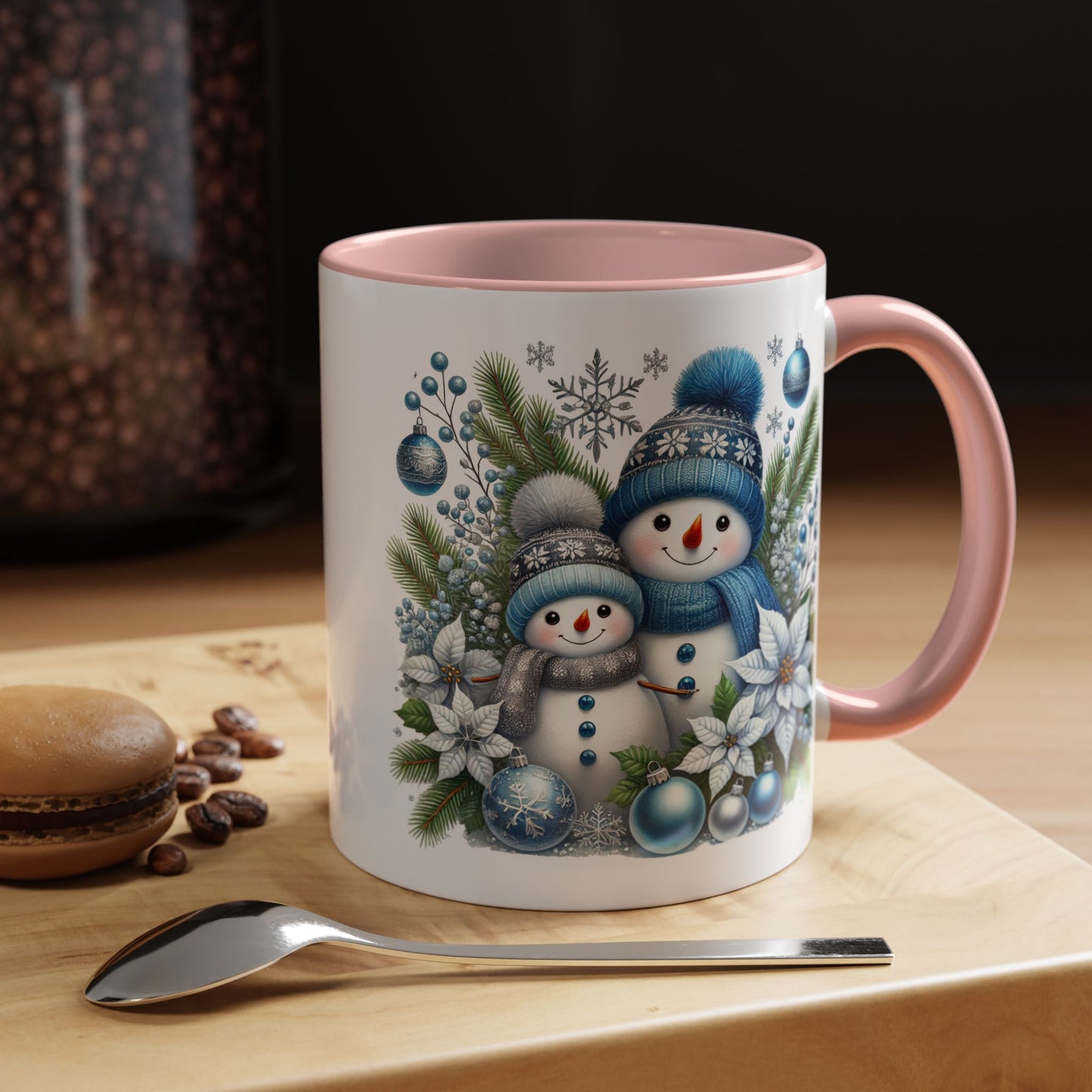 Christmas Mug - Blue Snowman Child