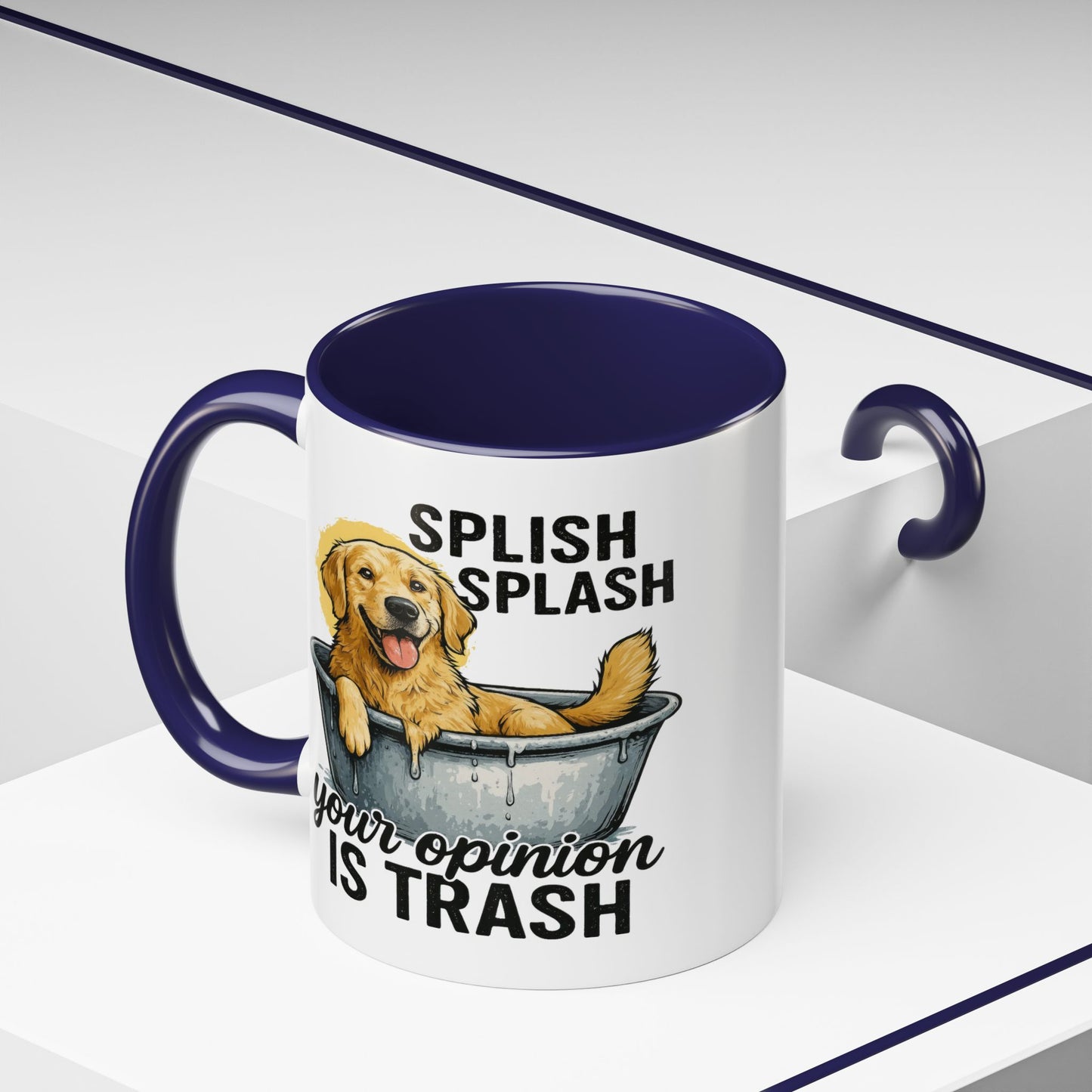 Animal Mug - Splish Splash Your Opinion Is Trash