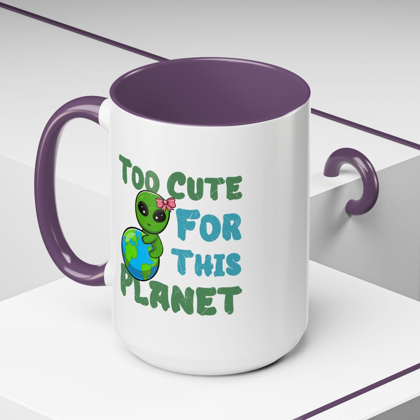 Alien Mug - Too Cute For This Planet