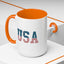 4th of July Mug - USA American Flag