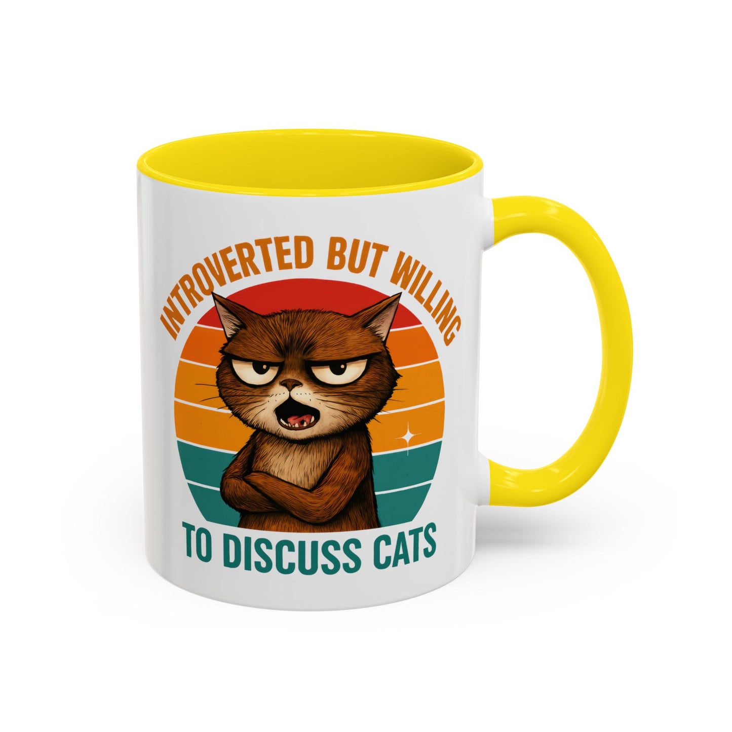 Animal Mug - Introverted But Willing To Discuss Cats