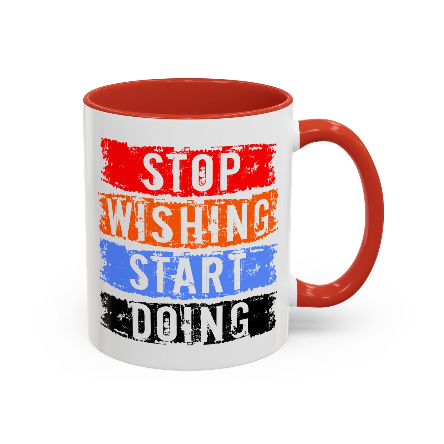 Motivation Mug - Stop Wishing Start Doing