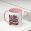 Wellness Mug - Good Vibes Only Graffiti Flowers