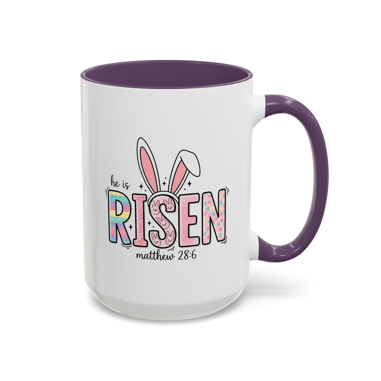 Easter Mug - He Is Risen Bunny