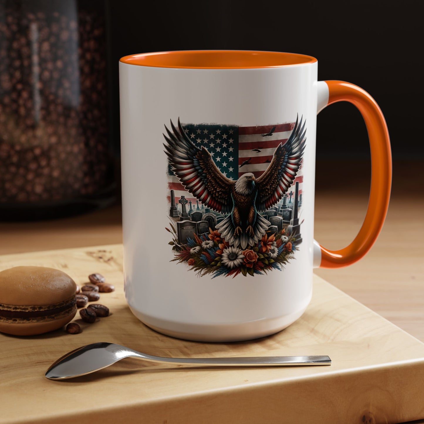 4th of July Mug - American Bald Eagle Memorial