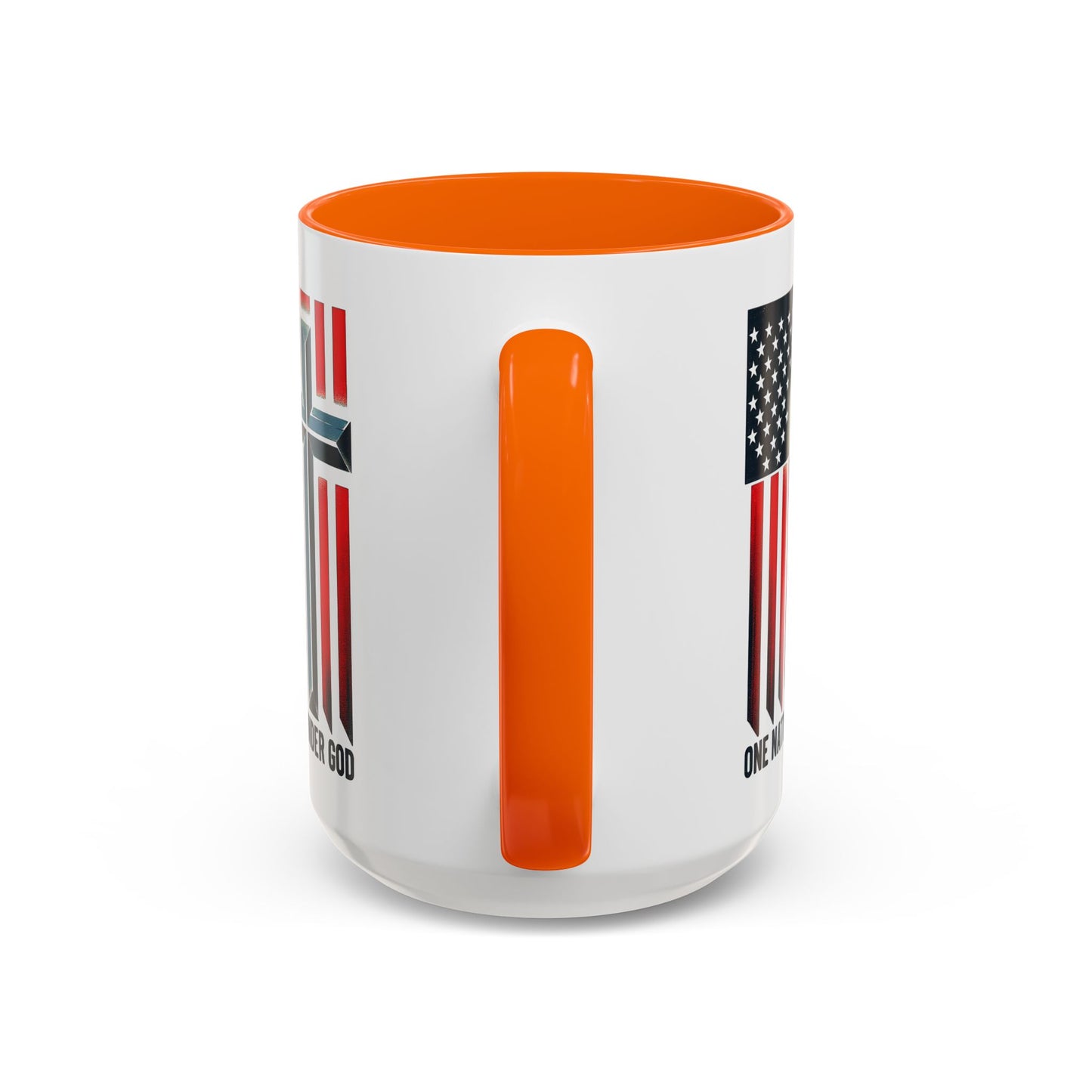 Religious Mug - One Nation Flag Cross