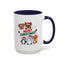 Christmas - Merry Christmas Red & Green Text Reindeer Penguin Bear Fox