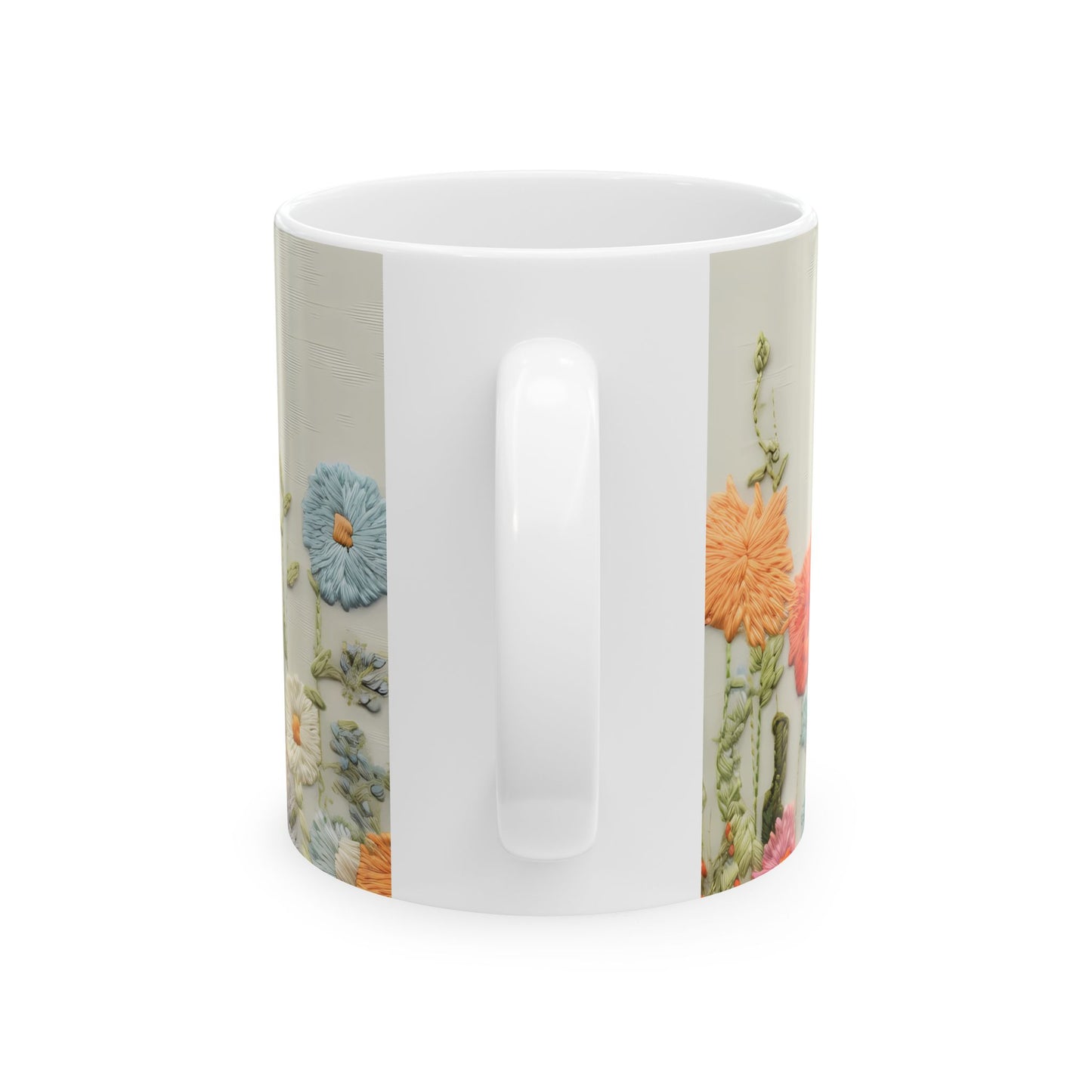 Artistic Mug - Felted Cat 5