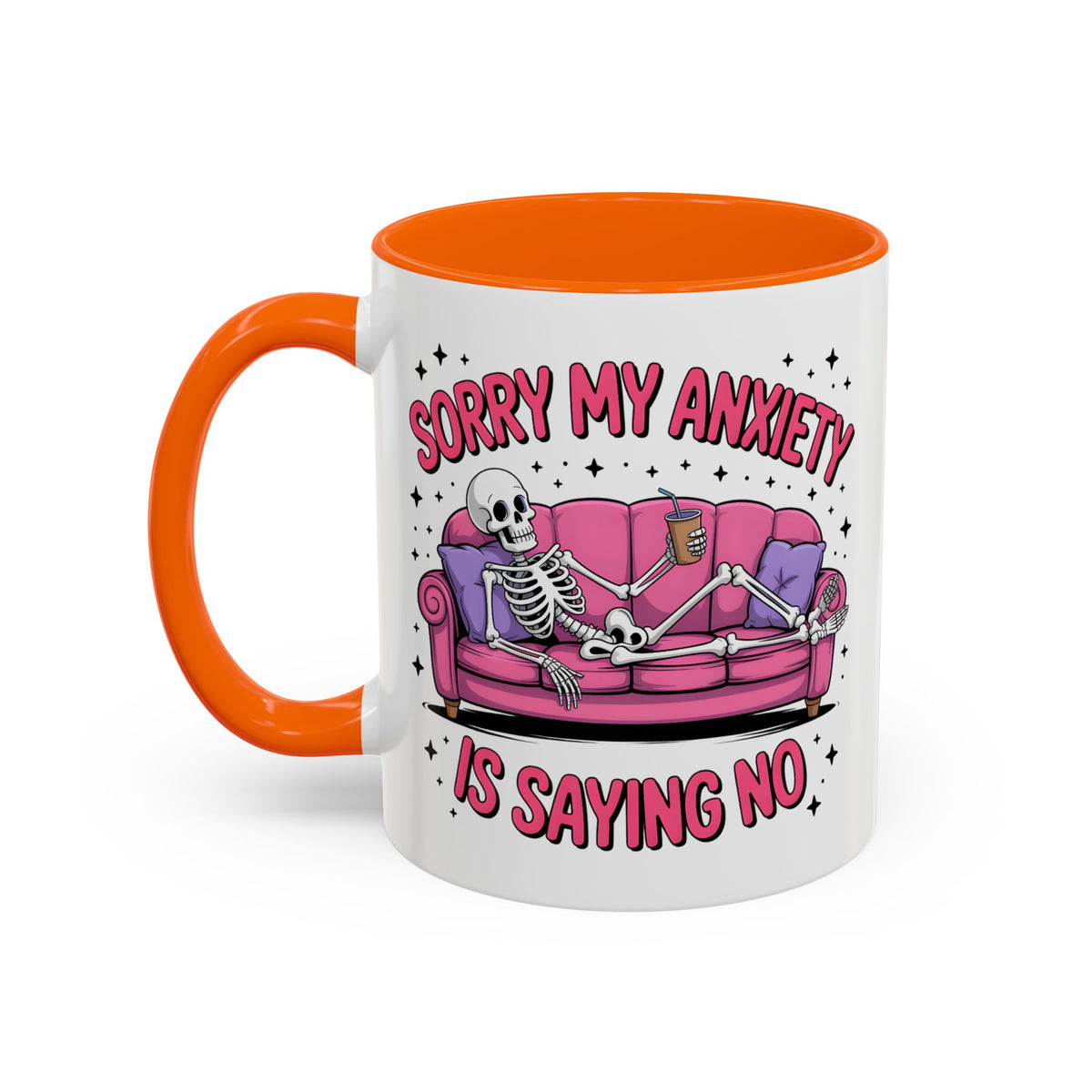 Humor Mug - Sorry My Anxiety
