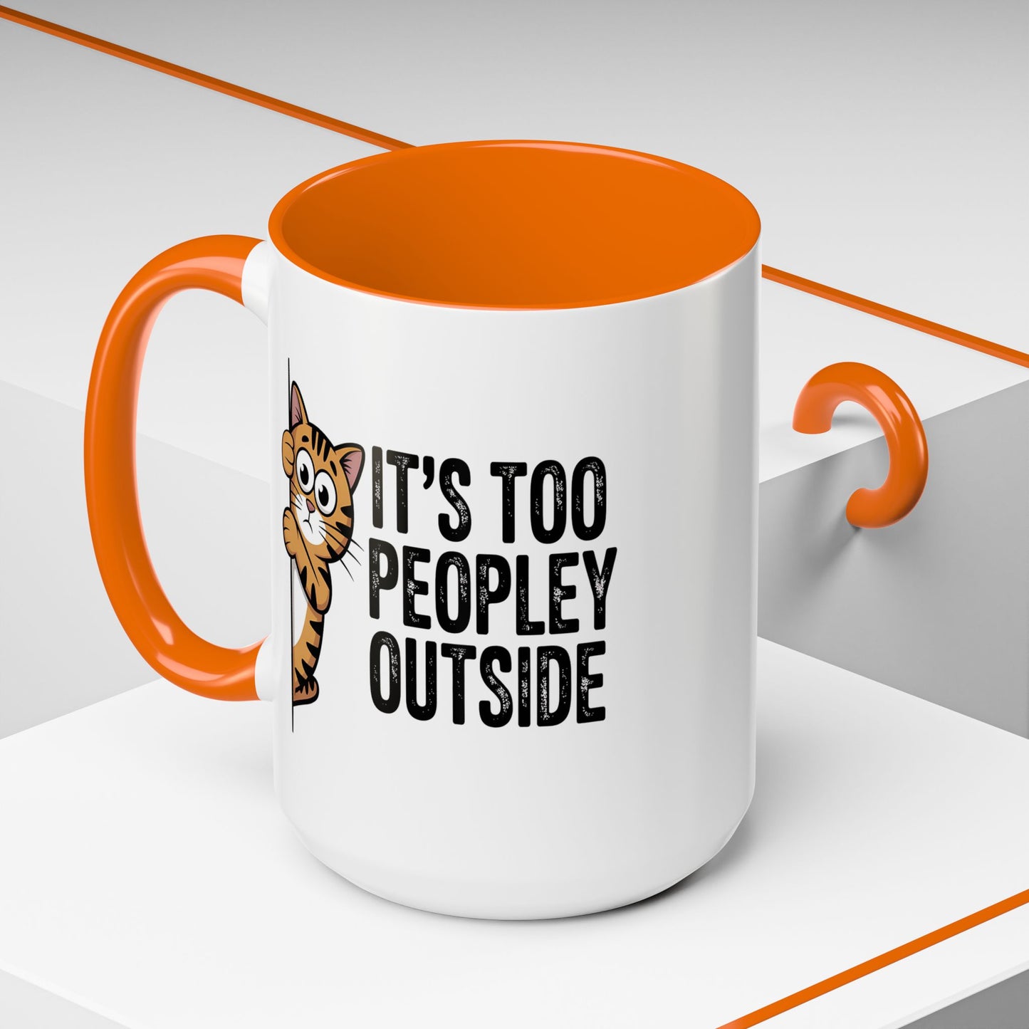 Animal Mug - It's Too Peopley Outside