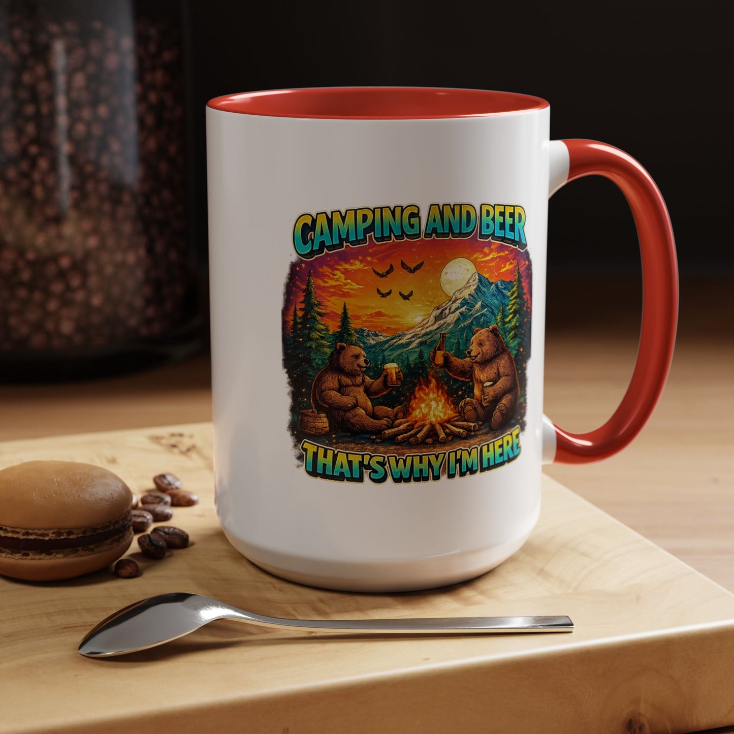 Humor Mug - Camping and Beer