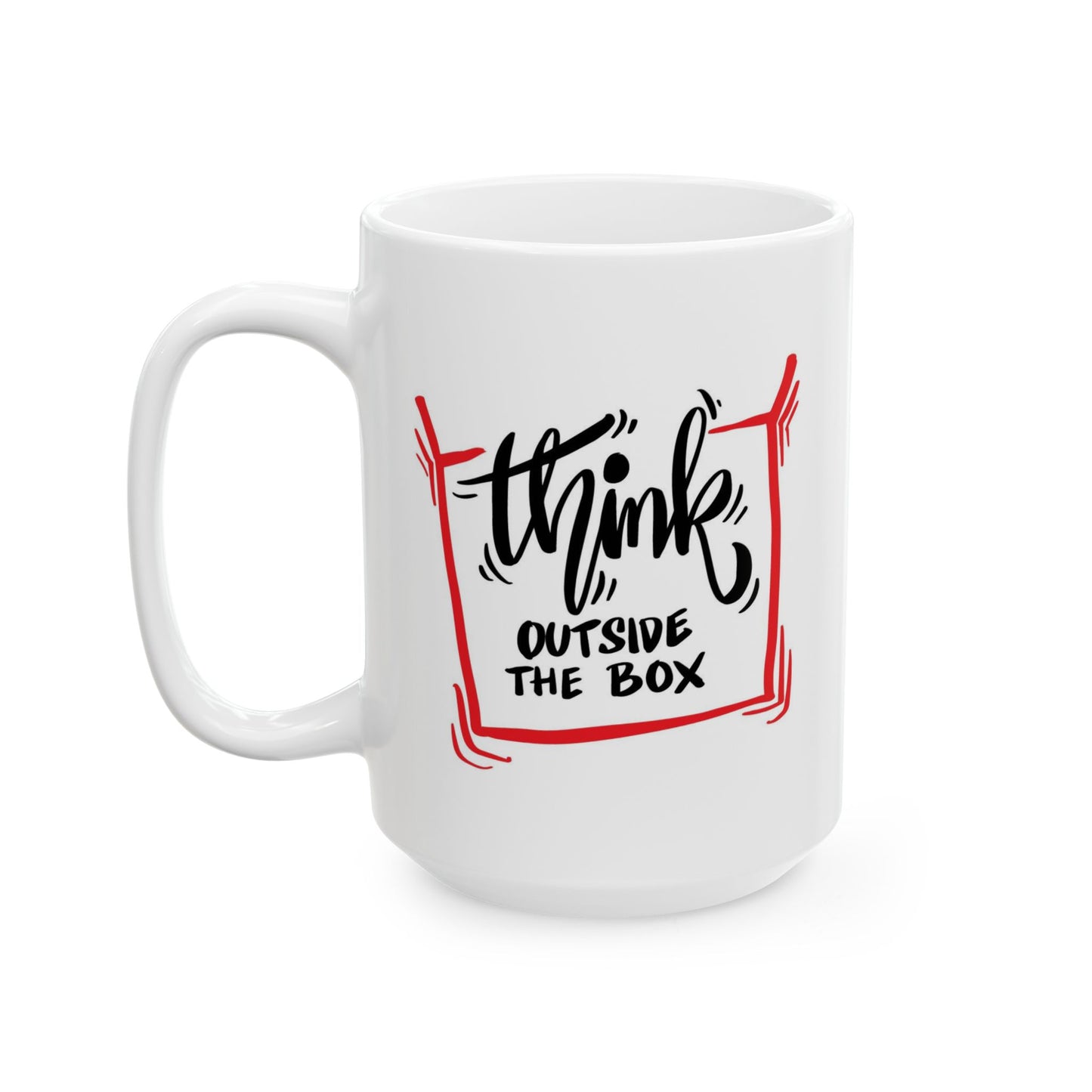 Motivation Mug - Think Outside The Box 1