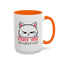 Adult Mug - Fluff You White Cat