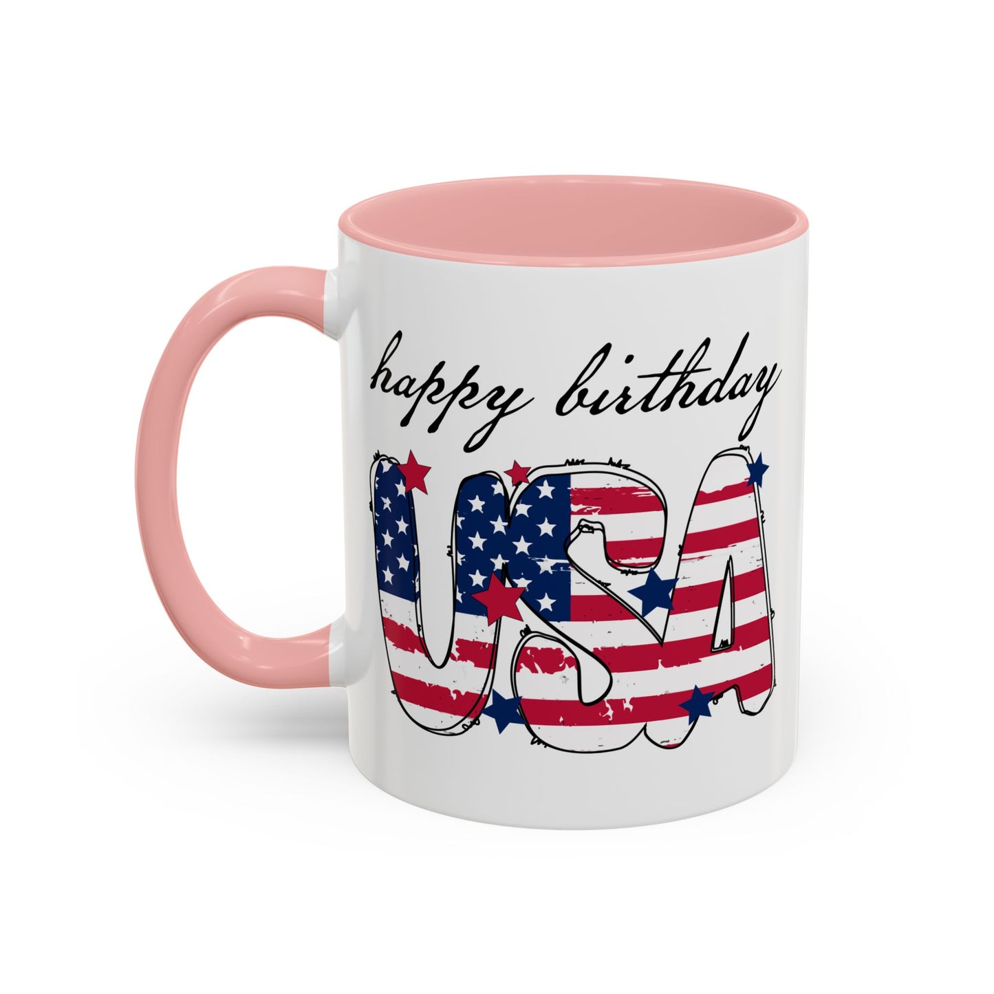 4th of July Mug - Happy Birthday USA
