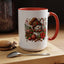 Christmas Mug - Red and Green Snowman 2