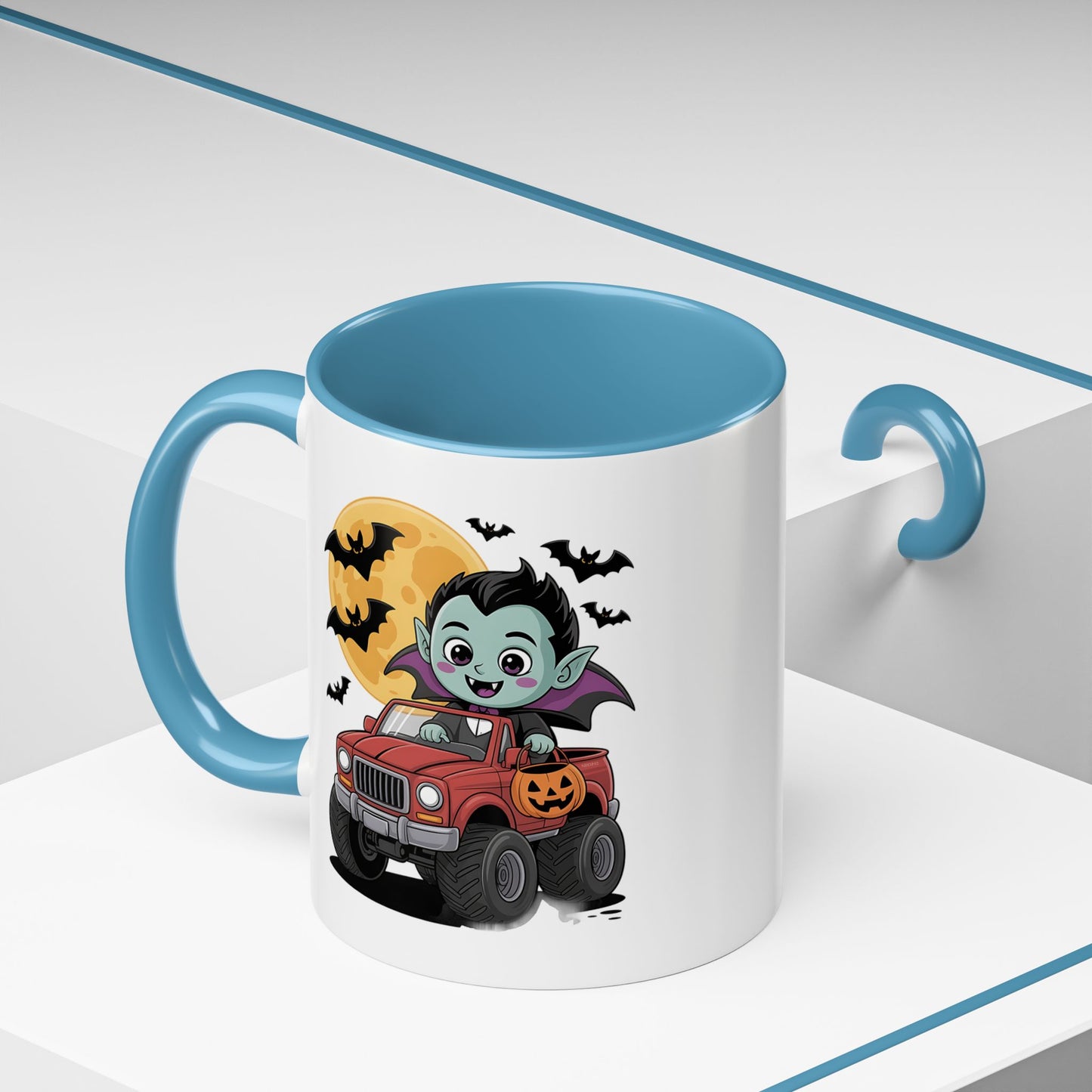 Halloween Mug - Driving Vampire
