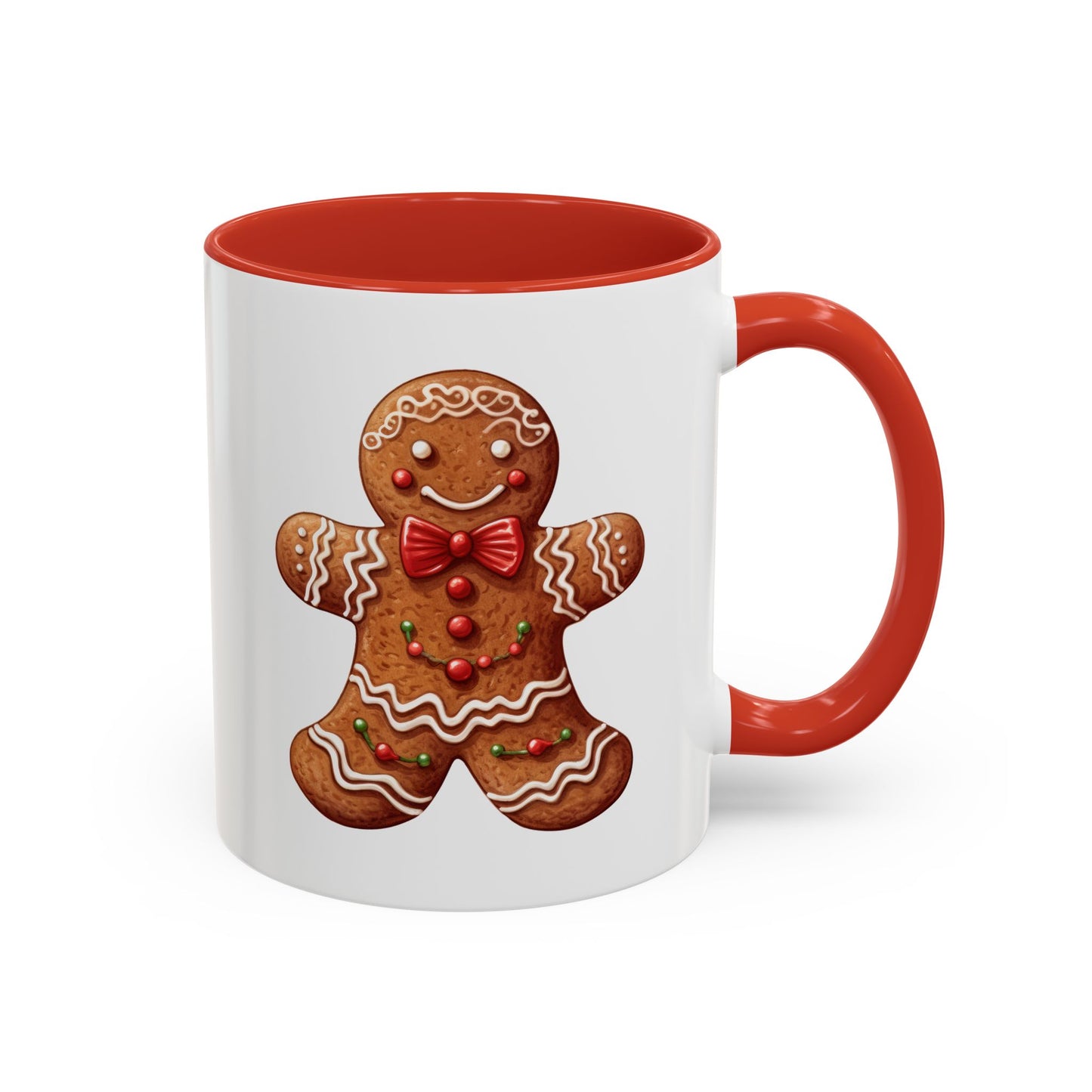 Christmas Mug - Decorative Gingerbread Man