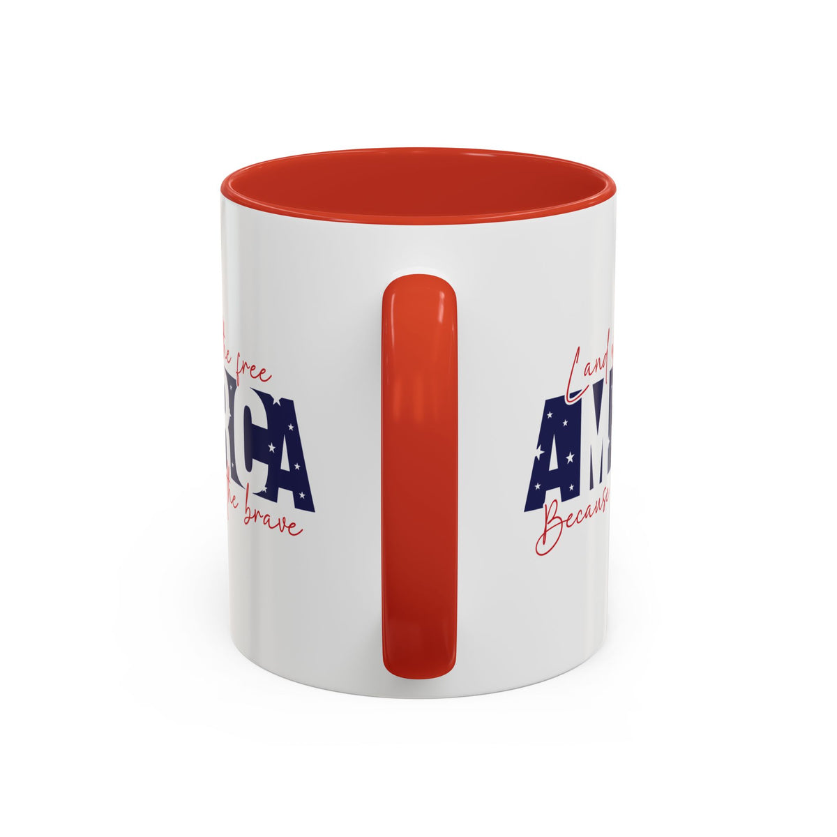 4th of July Mug - American Land of the Free Stars