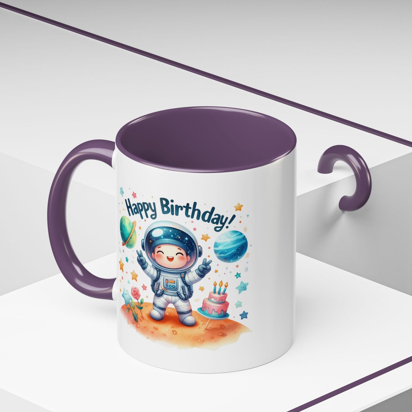 Birthday Mug - Happy Birthday Astronaut