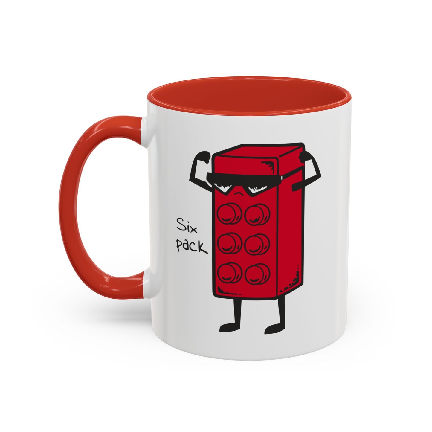 Humor Mug - Six Pack Lego Block