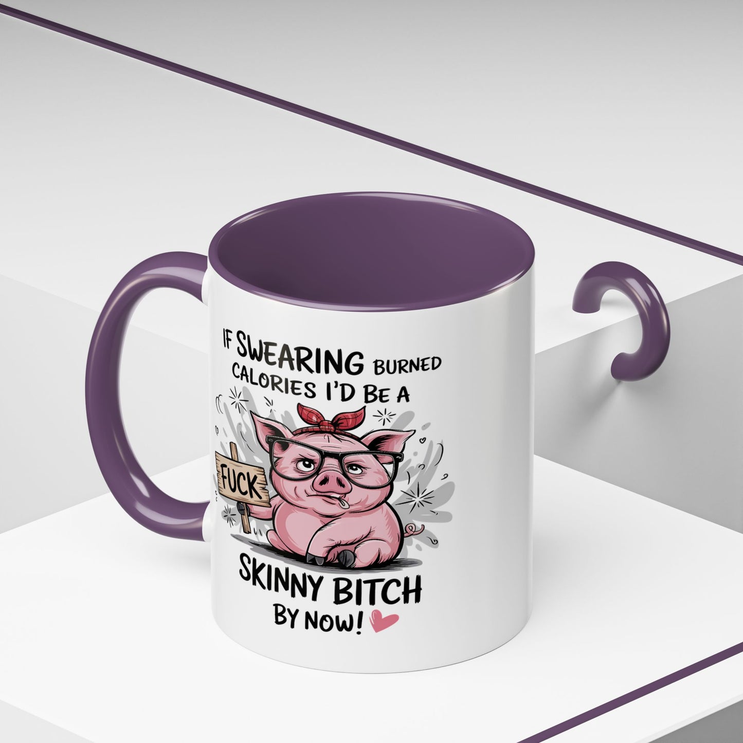 Adult Mug - If Swearing Burned Calories