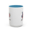 4th of July Mug - Peace Love America
