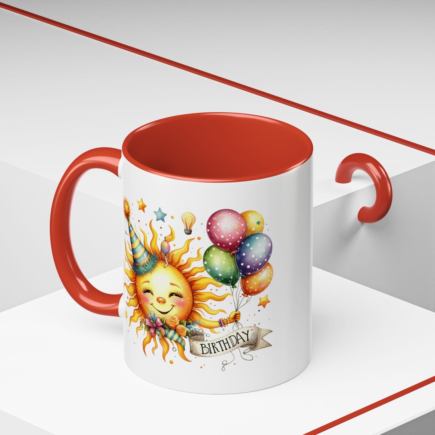 Birthday Mug - Happy Birthday Sun