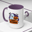 Halloween Mug - Winking Ghost With Pumpkin