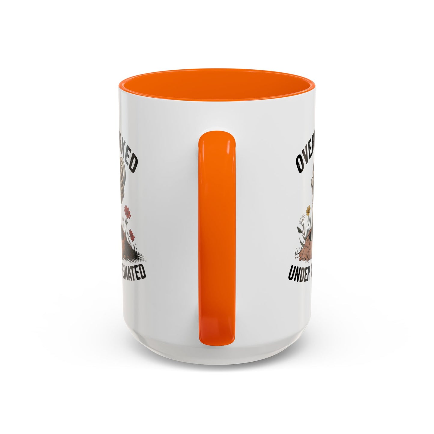 Humor Mug - Overworked and Under Caffeinated