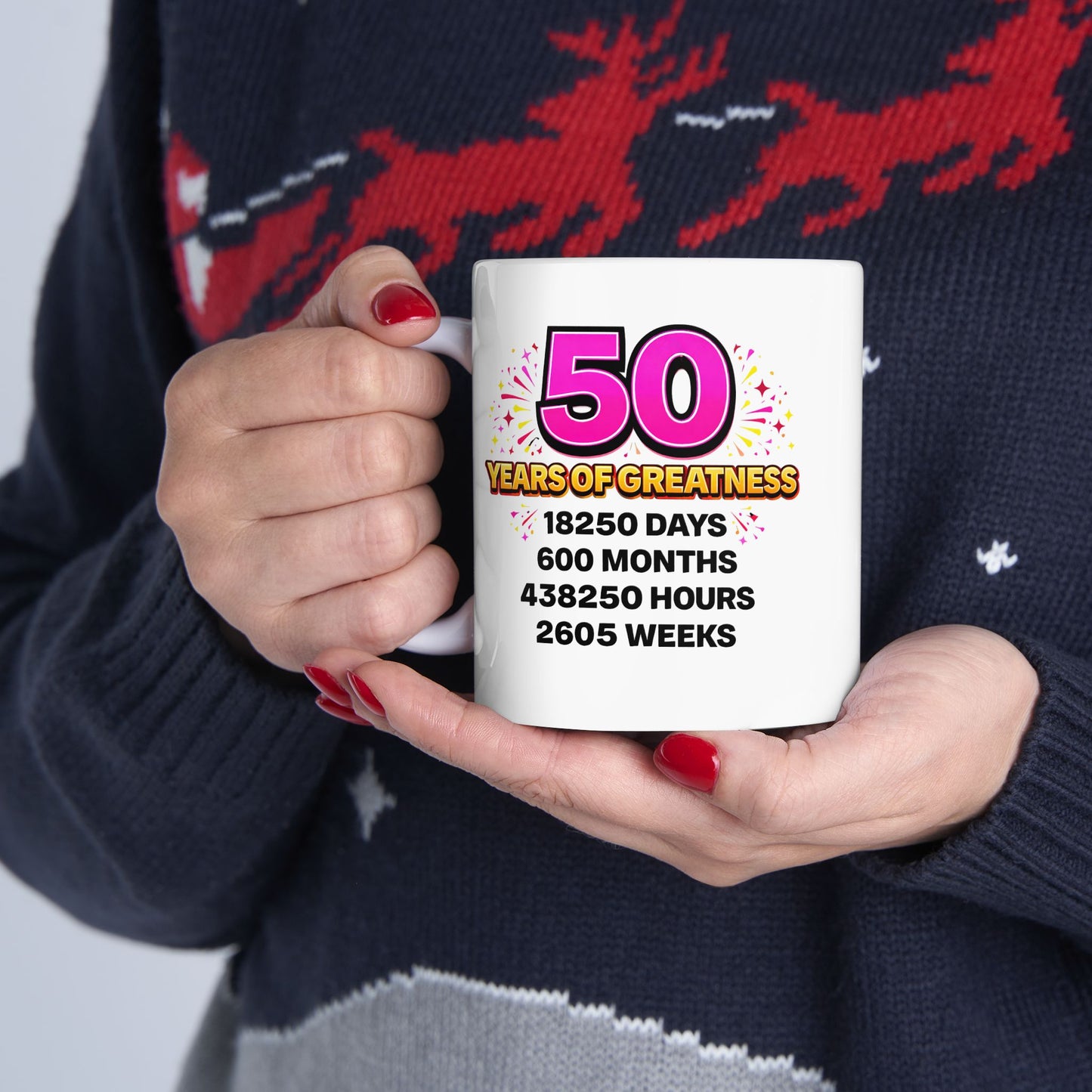 Birthday Mug - 50 Years of Greatness
