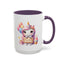 Birthday Mug - Girl Unicorn Happy Birthday Sign 2